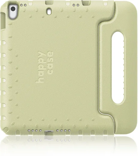 HappyCase iPad 10.2 2019/2020/2021 Kinder Tablethoes Handvat Beige afbeelding 1