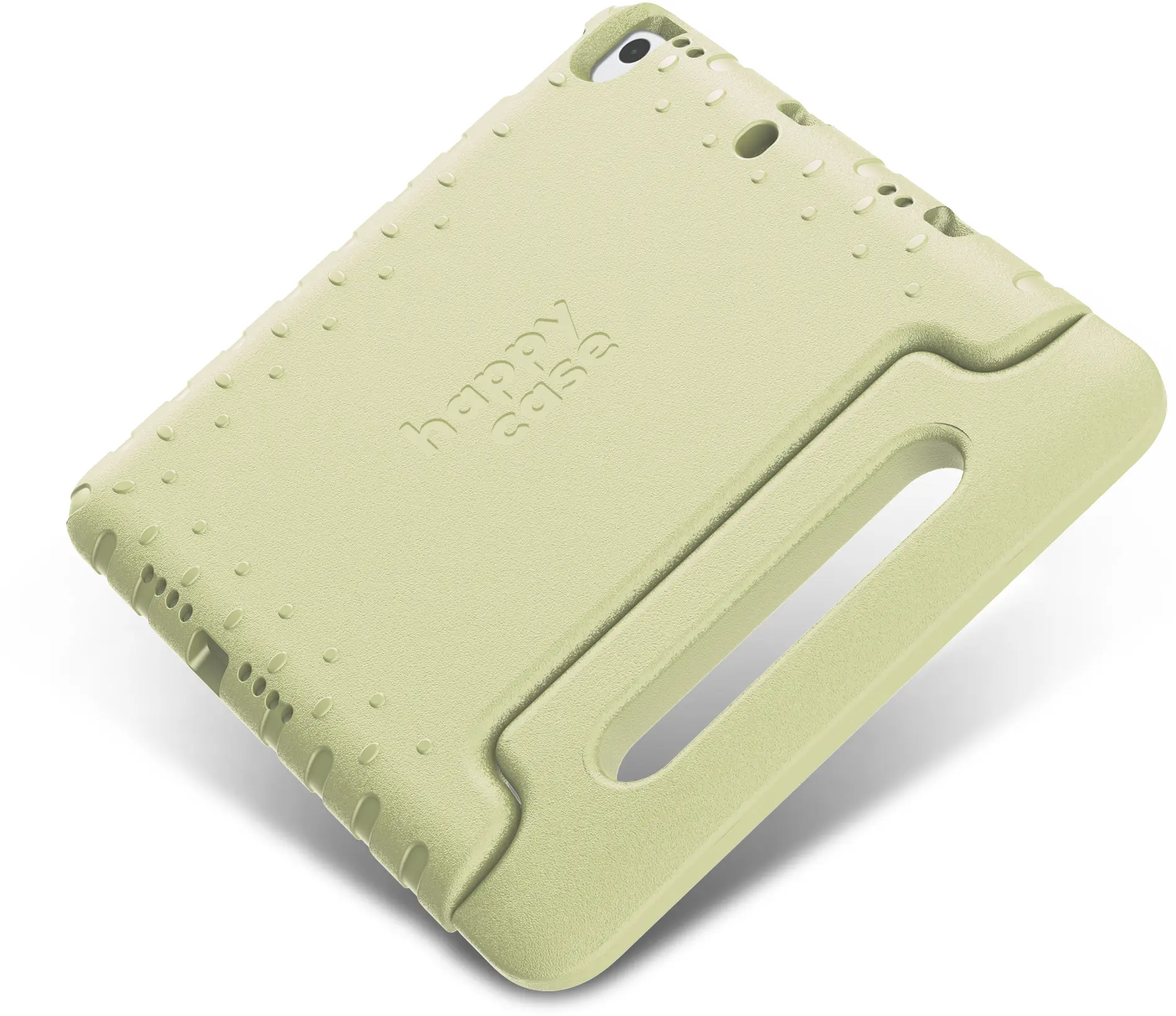 HappyCase iPad 10.2 2019/2020/2021 Kinder Tablethoes Handvat Beige afbeelding 9