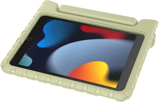 HappyCase iPad 10.2 2019/2020/2021 Kinder Tablethoes Handvat Beige afbeelding 8