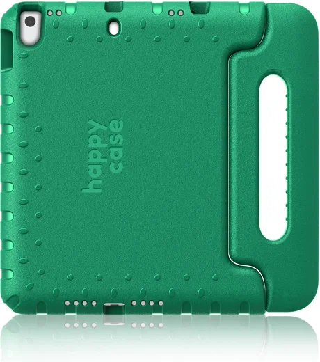 HappyCase iPad 10.2 2019/2020/2021 Kinder Tablethoes Handvat Donker Groen afbeelding 1