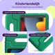 HappyCase iPad 10.2 2019/2020/2021 Kinder Tablethoes Handvat Donker Groen afbeelding 2