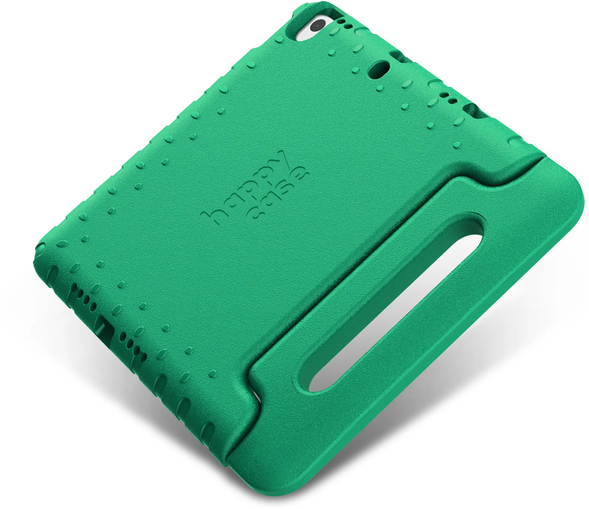 HappyCase iPad 10.2 2019/2020/2021 Kinder Tablethoes Handvat Donker Groen afbeelding 9