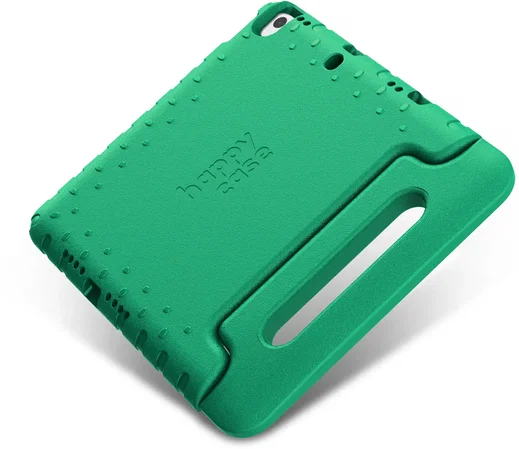 HappyCase iPad 10.2 2019/2020/2021 Kinder Tablethoes Handvat Donker Groen afbeelding 9