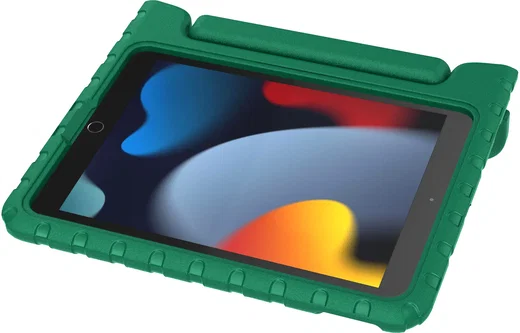 HappyCase iPad 10.2 2019/2020/2021 Kinder Tablethoes Handvat Donker Groen afbeelding 8