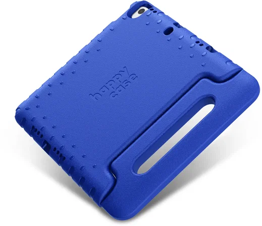 HappyCase iPad 10.2 2019/2020/2021 Kinder Tablethoes Handvat Donker Blauw afbeelding 9