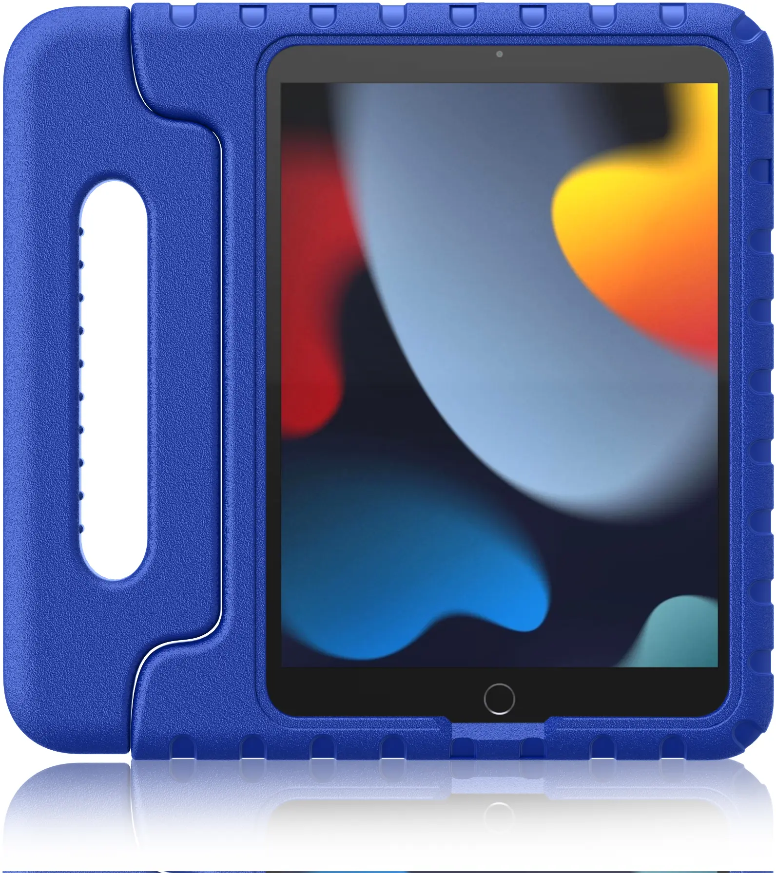 HappyCase iPad 10.2 2019/2020/2021 Kinder Tablethoes Handvat Donker Blauw afbeelding 7