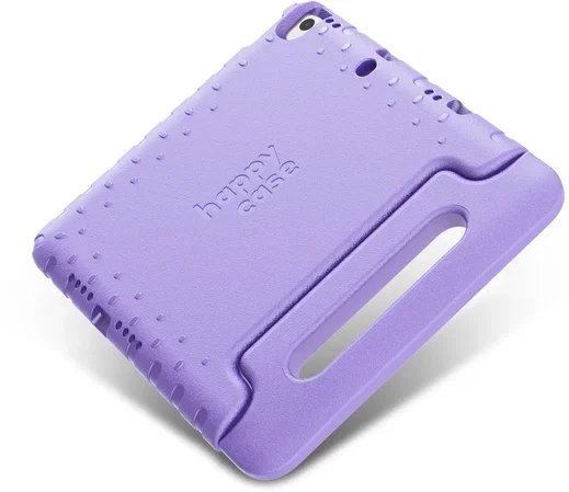 HappyCase iPad 10.2 2019/2020/2021 Kinder Tablethoes Handvat Lila afbeelding 9
