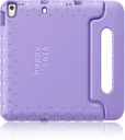 HappyCase iPad 10.2 2019/2020/2021 Kinder Tablethoes Handvat Lila