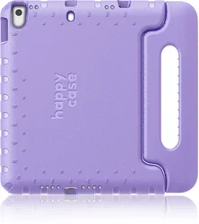 HappyCase iPad 10.2 2019/2020/2021 Kinder Tablethoes Handvat Lila afbeelding