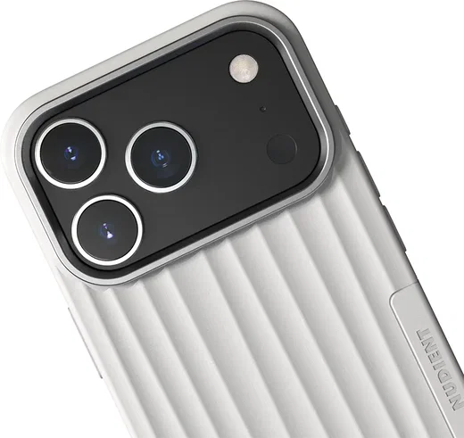 Nudient Bold Case V4 iPhone 18 Pro / 17 Pro Hoesje MagSafe Siliconen Wit afbeelding 3