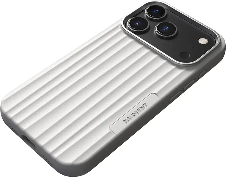 Nudient Bold Case V4 iPhone 18 Pro / 17 Pro Hoesje MagSafe Siliconen Wit afbeelding 4