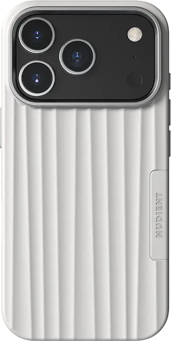 Nudient Bold Case V4 iPhone 18 Pro / 17 Pro Hoesje MagSafe Siliconen Wit afbeelding 1