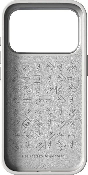 Nudient Bold Case V4 iPhone 18 Pro / 17 Pro Hoesje MagSafe Siliconen Wit afbeelding 2