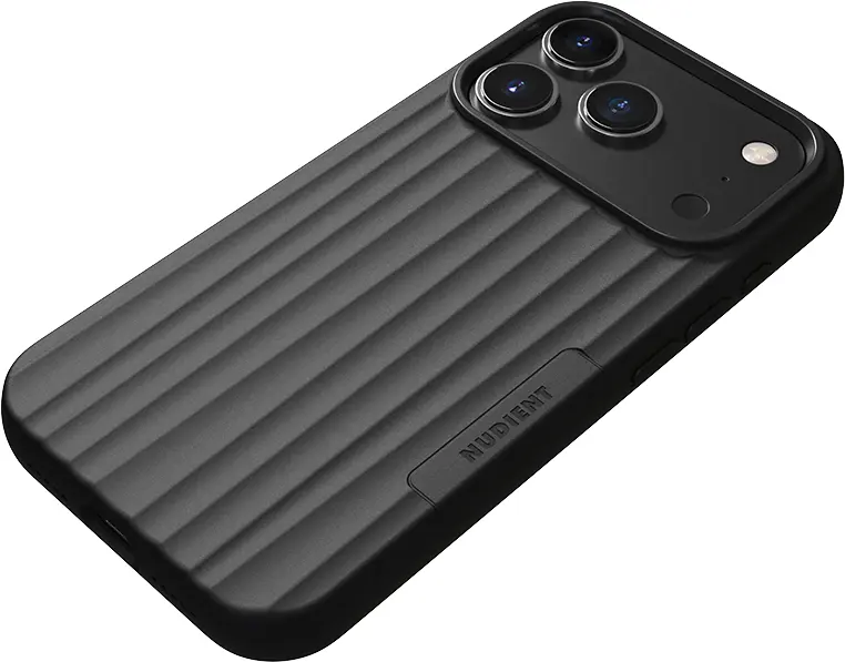 Nudient Bold Case V4 iPhone 18 Pro / 17 Pro Hoesje MagSafe Siliconen Zwart afbeelding 4