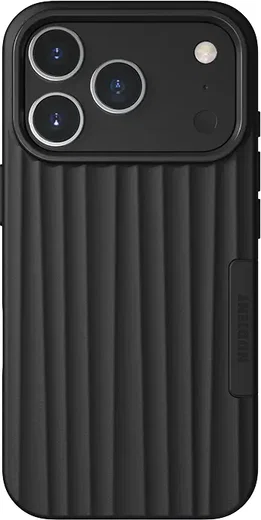 Nudient Bold Case V4 iPhone 18 Pro / 17 Pro Hoesje MagSafe Siliconen Zwart afbeelding 1