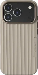 Nudient Bold Case V4 iPhone 18 Pro / 17 Pro Hoesje MagSafe Siliconen Beige afbeelding
