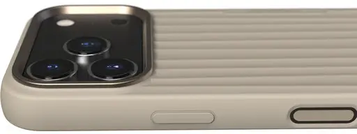 Nudient Bold Case V4 iPhone 18 Pro / 17 Pro Hoesje MagSafe Siliconen Beige afbeelding 5