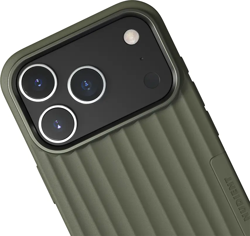 Nudient Bold Case V4 iPhone 18 Pro / 17 Pro Hoesje MagSafe Siliconen Groen afbeelding 3