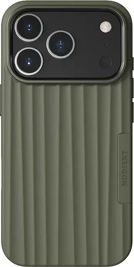 Nudient Bold Case V4 iPhone 18 Pro / 17 Pro Hoesje MagSafe Siliconen Groen afbeelding 1