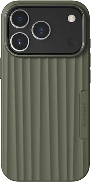 Nudient Bold Case V4 iPhone 18 Pro / 17 Pro Hoesje MagSafe Siliconen Groen