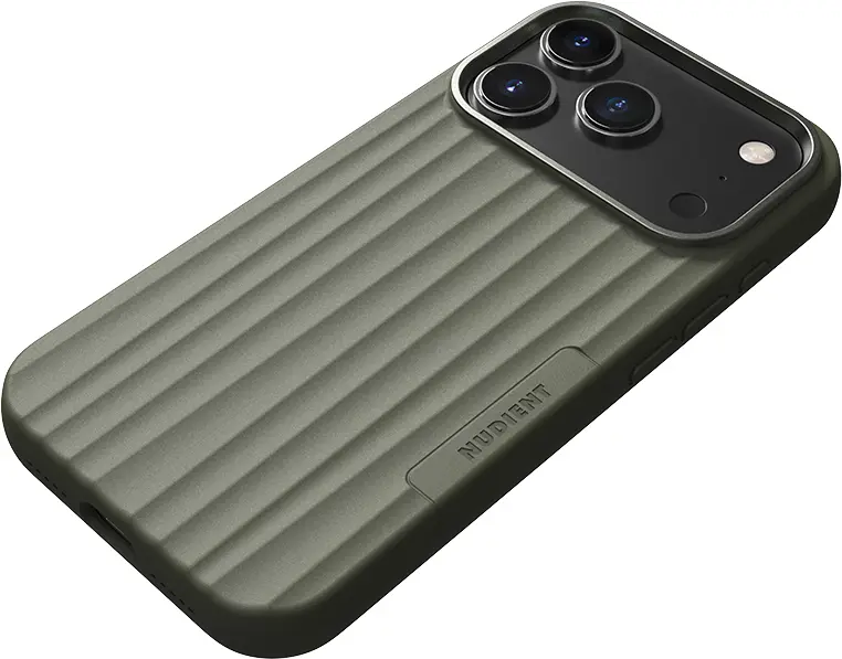 Nudient Bold Case V4 iPhone 18 Pro / 17 Pro Hoesje MagSafe Siliconen Groen afbeelding 4