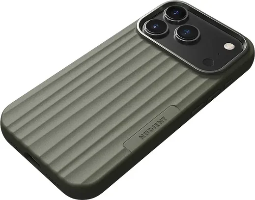 Nudient Bold Case V4 iPhone 18 Pro / 17 Pro Hoesje MagSafe Siliconen Groen afbeelding 4