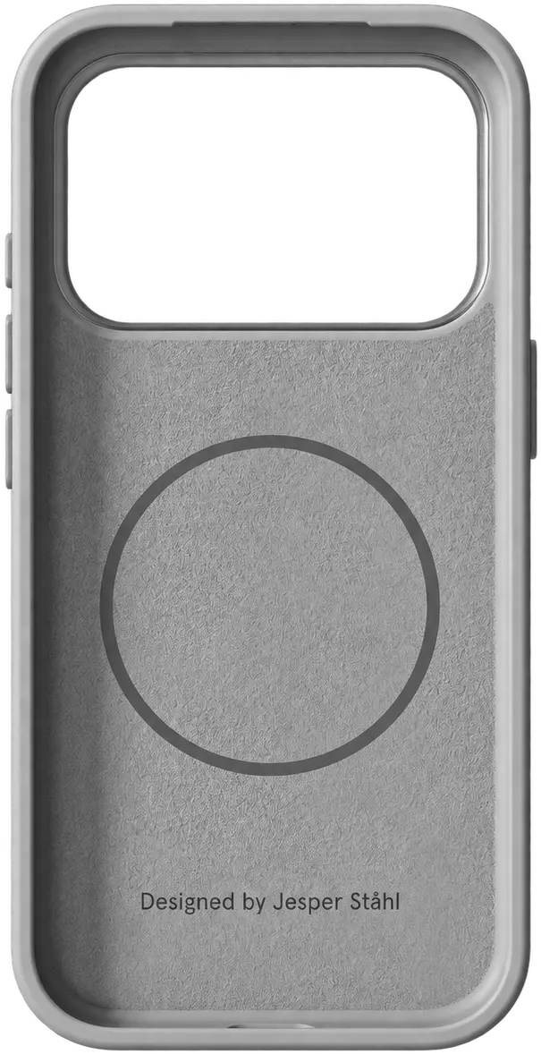 Nudient Bold Case V4 iPhone 18 Pro Max/17 Pro Max Hoesje MagSafe Siliconen Grijs afbeelding 4