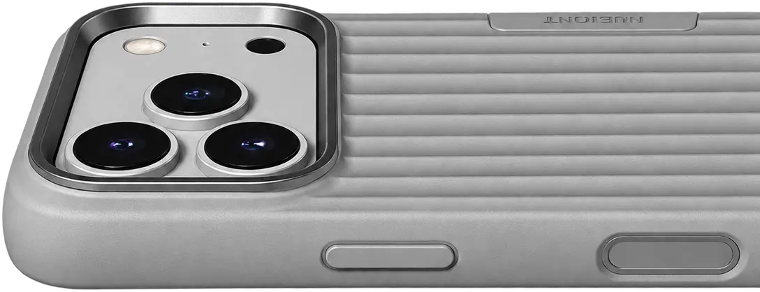Nudient Bold Case V4 iPhone 18 Pro Max/17 Pro Max Hoesje MagSafe Siliconen Grijs afbeelding 3
