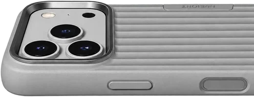 Nudient Bold Case V4 iPhone 18 Pro Max/17 Pro Max Hoesje MagSafe Siliconen Grijs afbeelding 3