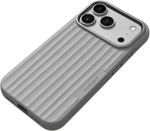 Nudient Bold Case V4 iPhone 18 Pro Max/17 Pro Max Hoesje MagSafe Siliconen Grijs afbeelding 2