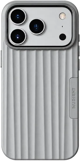 Nudient Bold Case V4 iPhone 18 Pro Max/17 Pro Max Hoesje MagSafe Siliconen Grijs afbeelding 1