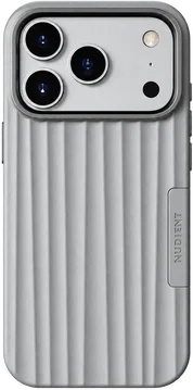 Nudient Bold Case V4 iPhone 18 Pro Max/17 Pro Max Hoesje MagSafe Siliconen Grijs
