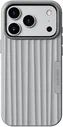 Nudient Bold Case V4 iPhone 18 Pro Max/17 Pro Max Hoesje MagSafe Siliconen Grijs