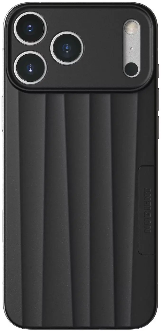 Nudient Slice Case Apple iPhone 18 Pro / 17 Pro MagSafe Zwart afbeelding 1