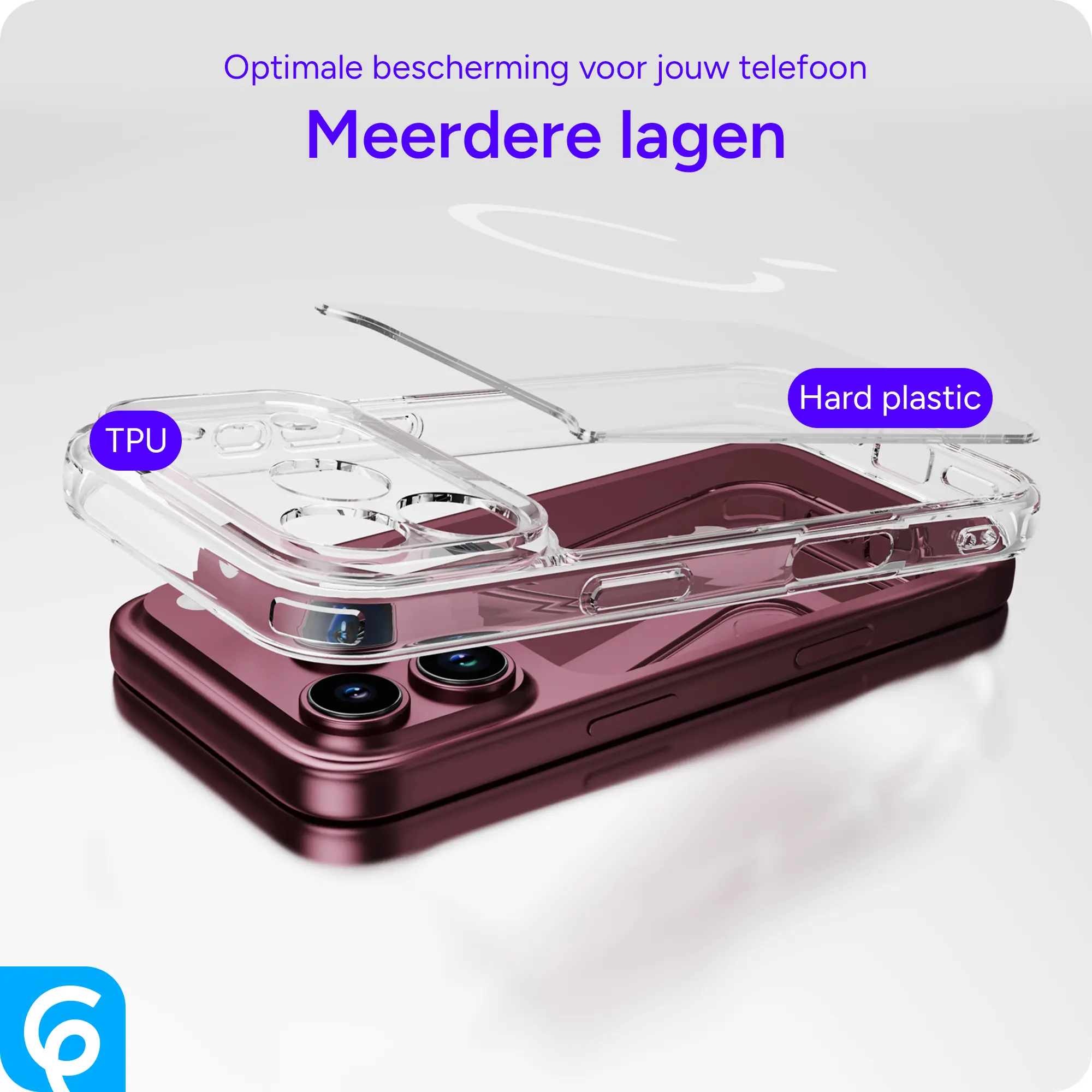 Apple iPhone 18 Pro MagSafe Hoesje Back Cover Transparant afbeelding 6