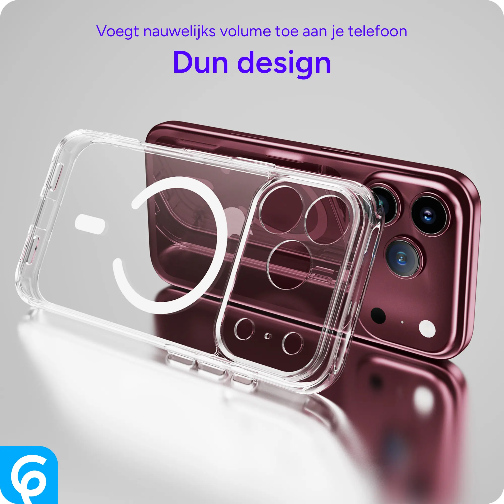 Apple iPhone 18 Pro MagSafe Hoesje Back Cover Transparant afbeelding 8
