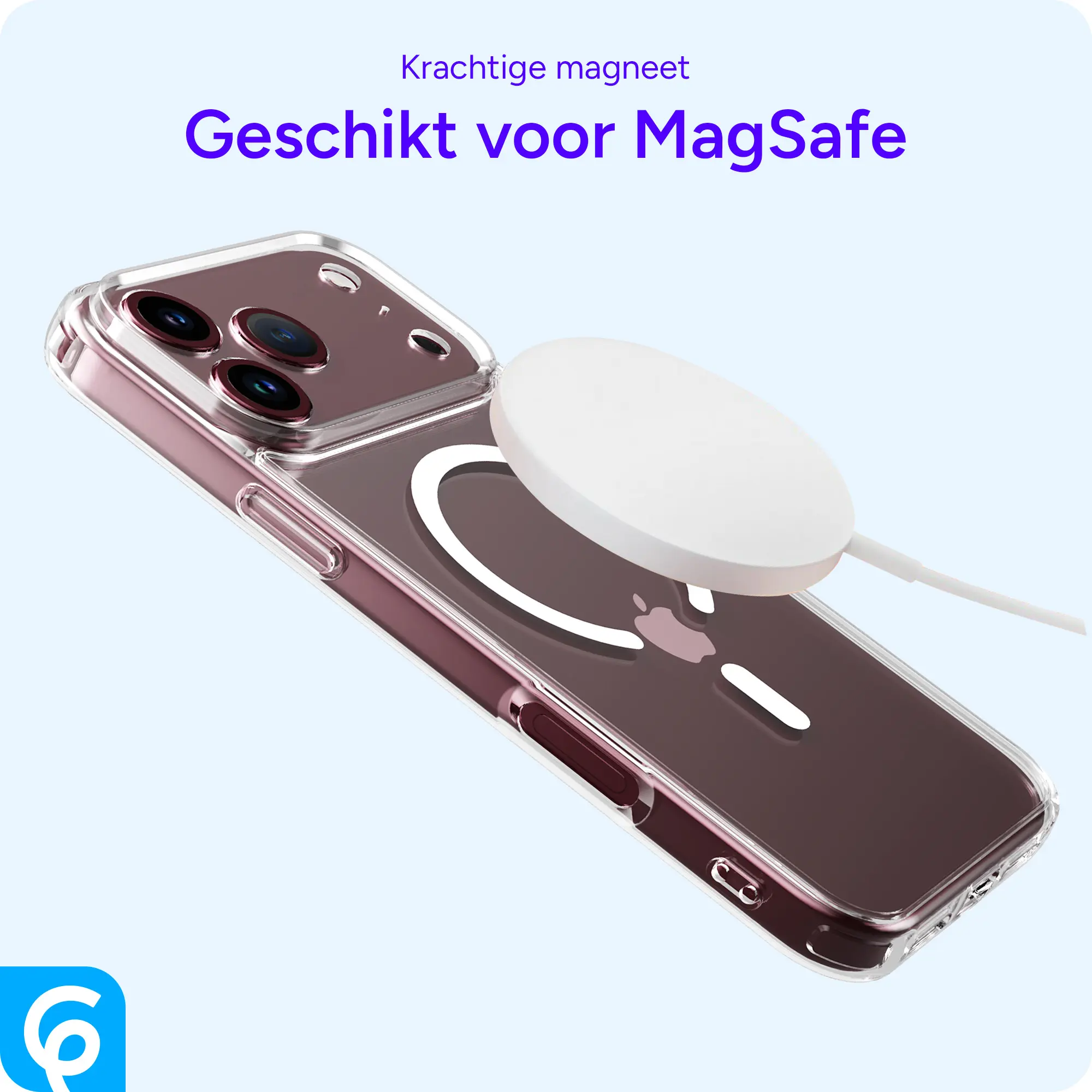 Apple iPhone 18 Pro Max MagSafe Hoesje Back Cover Transparant afbeelding 5