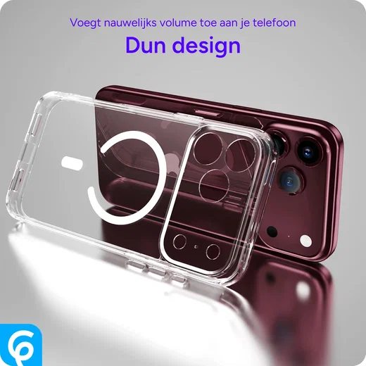 Apple iPhone 18 Pro Max MagSafe Hoesje Back Cover Transparant afbeelding 7