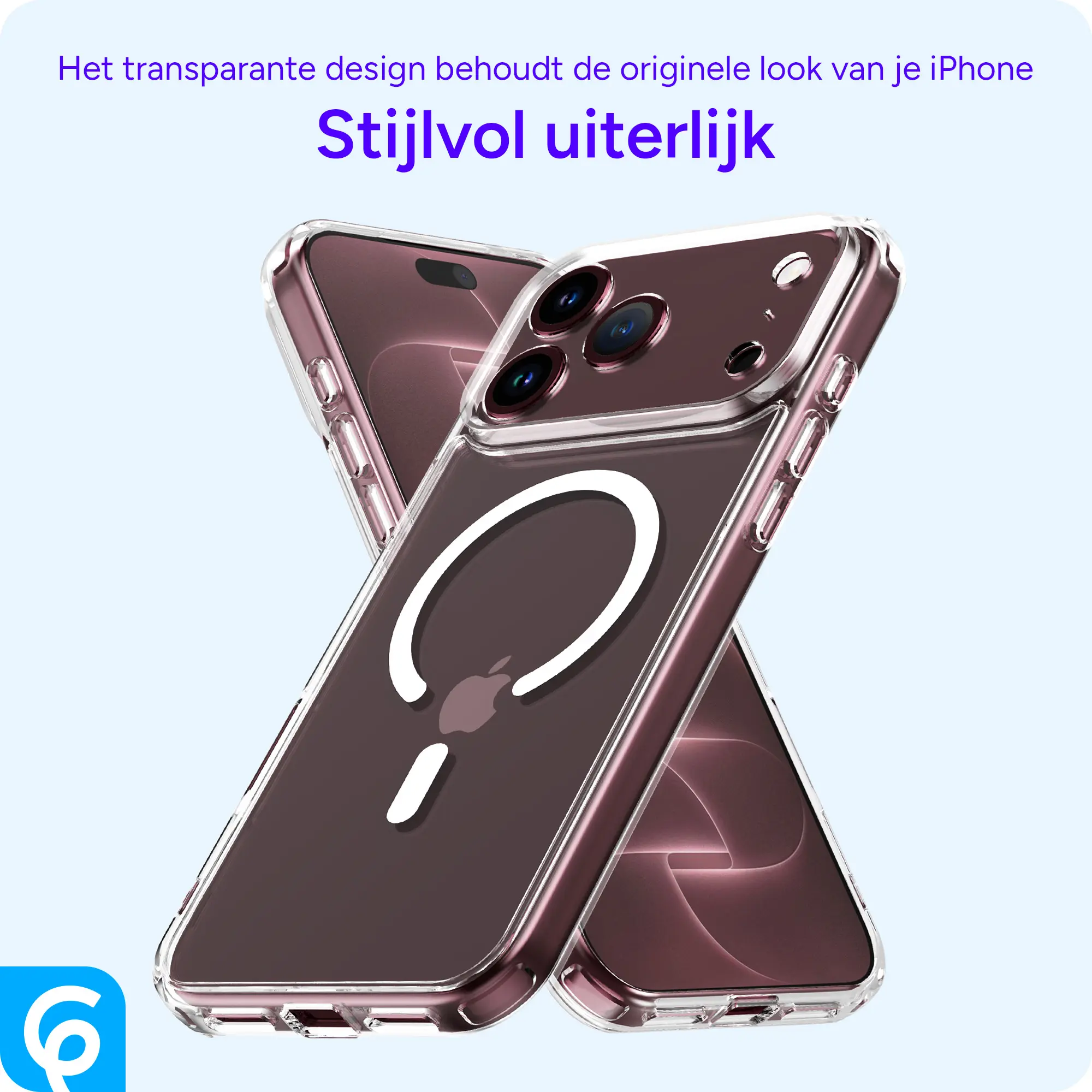 Apple iPhone 18 Pro Max MagSafe Hoesje Back Cover Transparant afbeelding 8