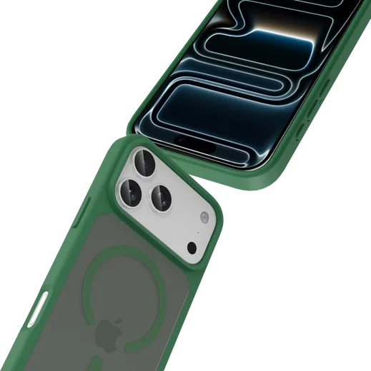 Buddi Frost Apple iPhone 18 Pro Max Hoesje MagSafe Back Cover Matte Groen afbeelding 7