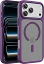 Buddi Frost Apple iPhone 18 Pro Max Hoesje MagSafe Back Cover Matte Paars