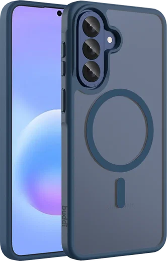 Buddi Frost Samsung Galaxy A57 Hoesje MagSafe Back Cover Matte Donker Blauw afbeelding 1