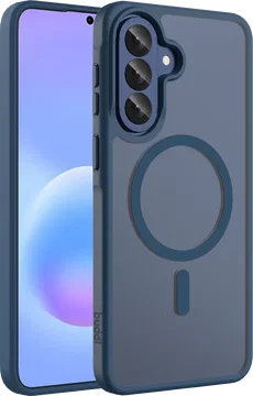 Buddi Frost Samsung Galaxy A57 Hoesje MagSafe Back Cover Matte Donker Blauw