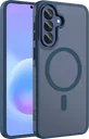 Buddi Frost Samsung Galaxy A57 Hoesje MagSafe Back Cover Matte Donker Blauw