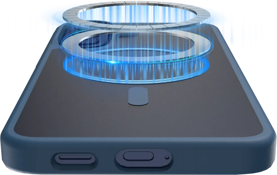 Buddi Frost Samsung Galaxy A57 Hoesje MagSafe Back Cover Matte Donker Blauw afbeelding 6