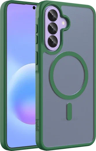 Buddi Frost Samsung Galaxy A57 Hoesje MagSafe Back Cover Matte Groen afbeelding 1