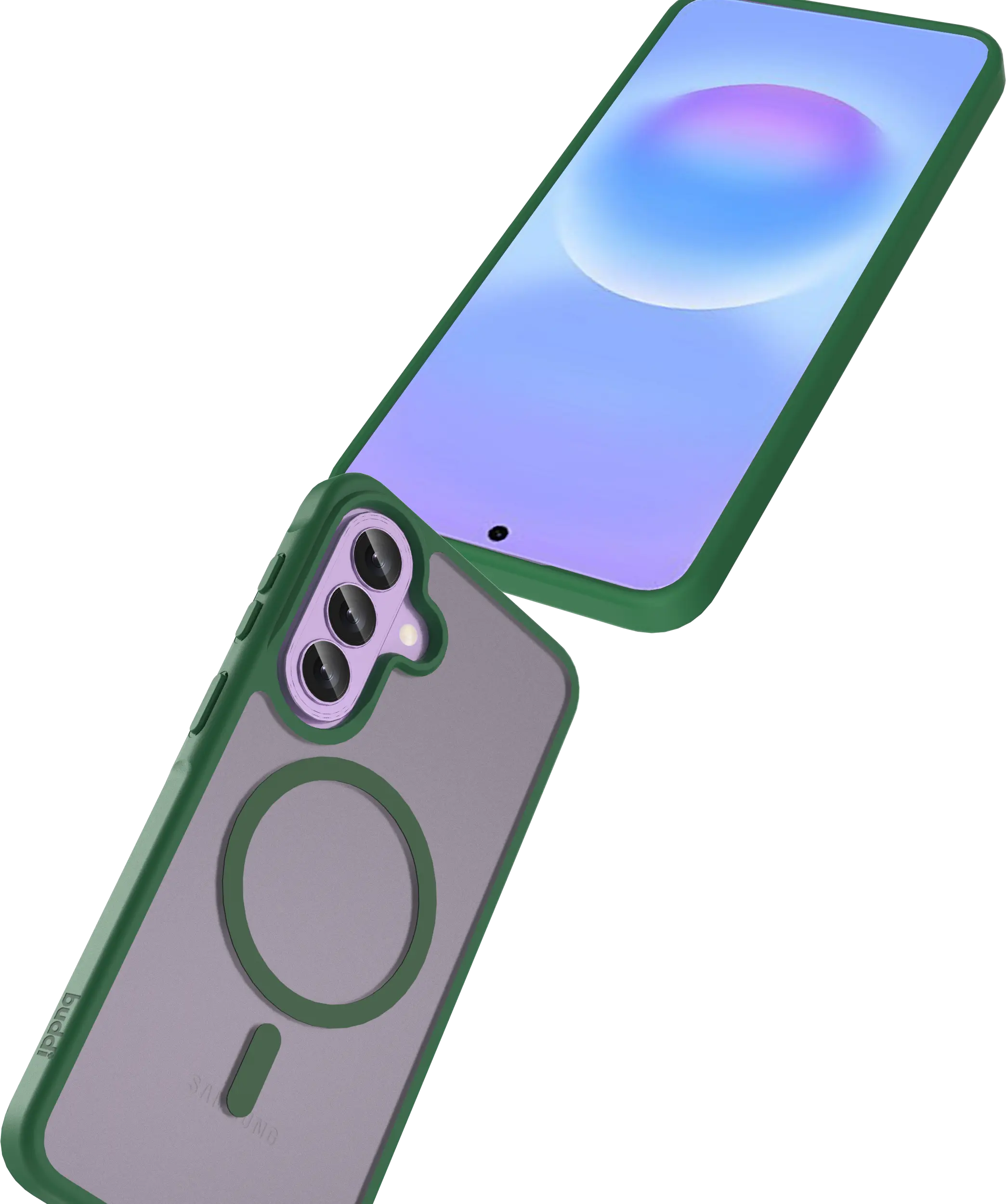 Buddi Frost Samsung Galaxy A57 Hoesje MagSafe Back Cover Matte Groen afbeelding 7