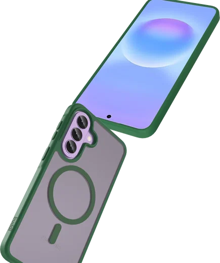 Buddi Frost Samsung Galaxy A57 Hoesje MagSafe Back Cover Matte Groen afbeelding 7