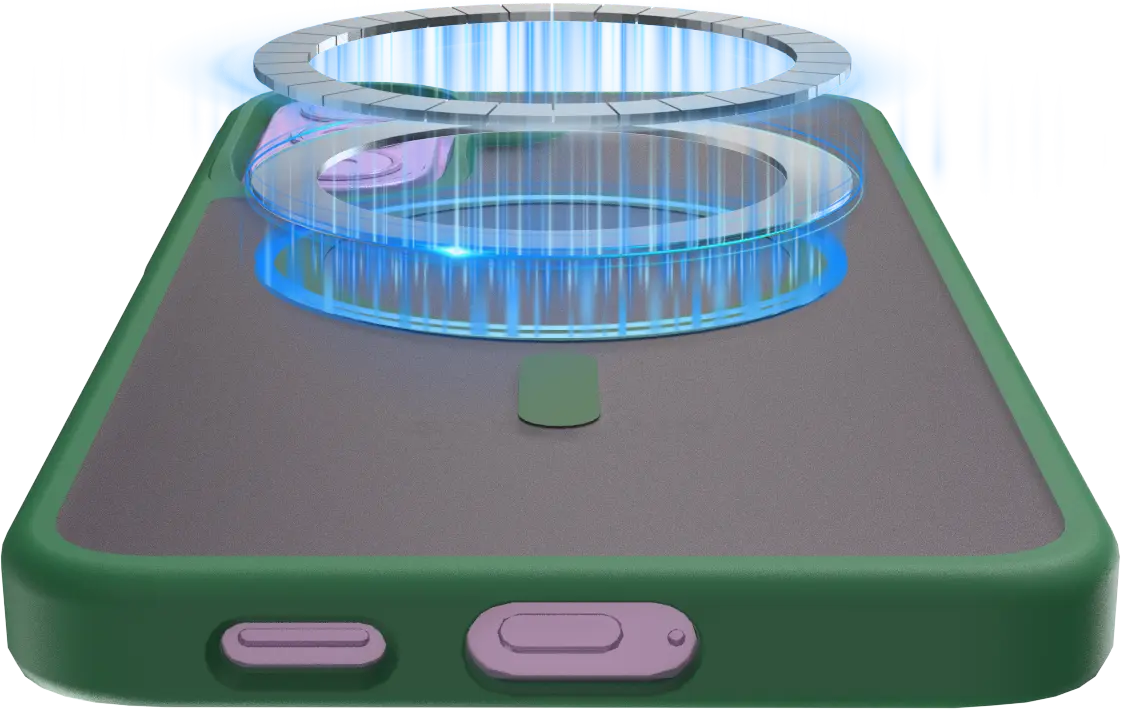 Buddi Frost Samsung Galaxy A57 Hoesje MagSafe Back Cover Matte Groen afbeelding 6