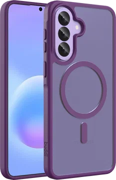 Buddi Frost Samsung Galaxy A57 Hoesje MagSafe Back Cover Matte Paars